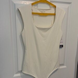 Nine West Cream Bodysuit